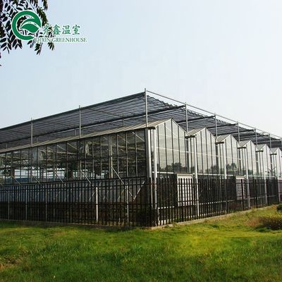 다단계 농업 온실 템퍼드 글래스 또는 PC 엽으로 덮인 상단