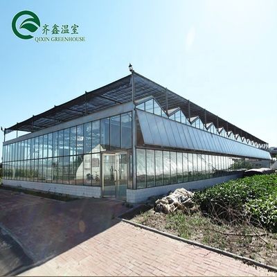 온실 환기 시스템, 온화 유리 또는 PC 엽 상층 덮개